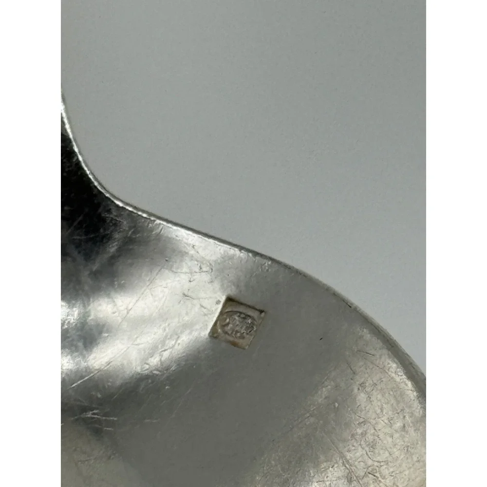 Vintage Christofle Rubans Silverplate European Place Oval Soup Spoon‎ 8 1/8